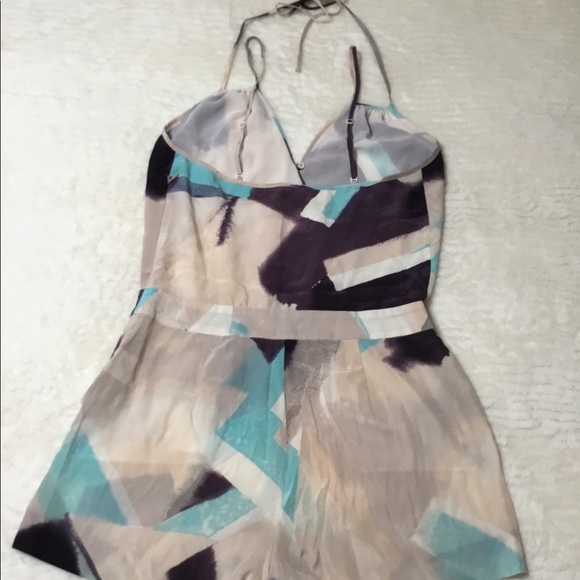 Armani Exchange Silk Abstract Romper size 0 - Picture 8 of 15